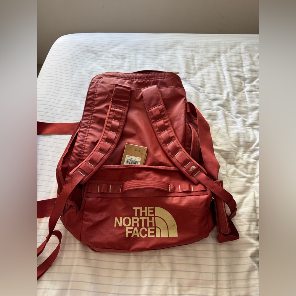 The North Face Red Backpack Duffle 62L